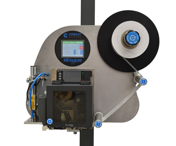 Cobalt Systems Launches NEXUS20 Liner less Print and Apply Labelling Systems