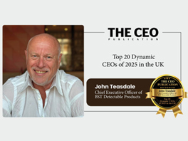 John Teasdale has been named one of the Top 20 Dynamic CEOs of 2025