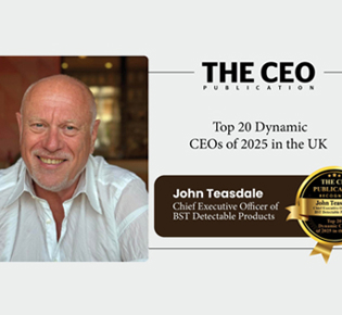 John Teasdale has been named one of the Top 20 Dynamic CEOs of 2025