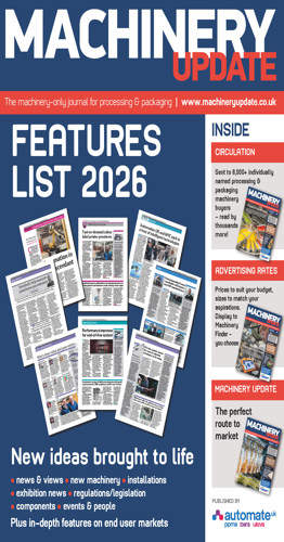 2026 Machinery Update Editorial Features list