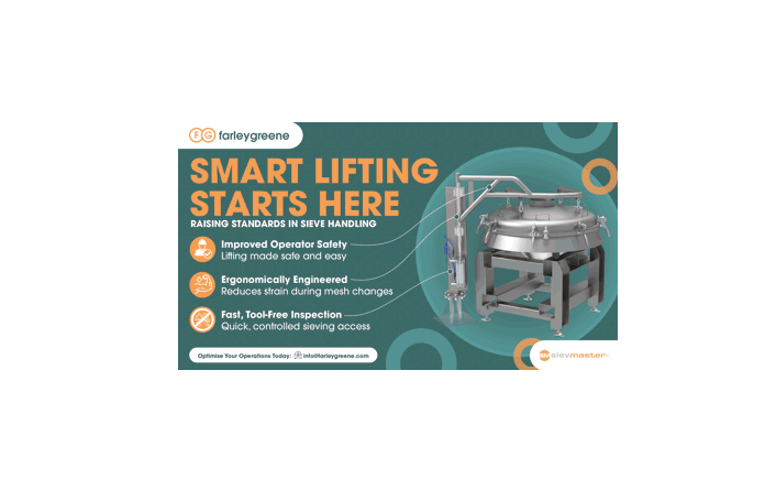 Introducing the Farleygreene Gallery Lifter: a smarter, safer way to maintain large industrial sieves